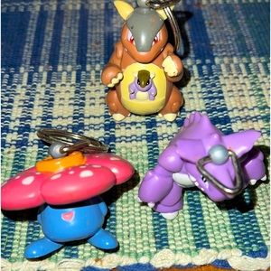 Pokémon keychains. Lot of three